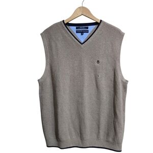 Tommy Hilfiger Men's Size Xl  Beige Sweater Vest. Brand New Without Tags